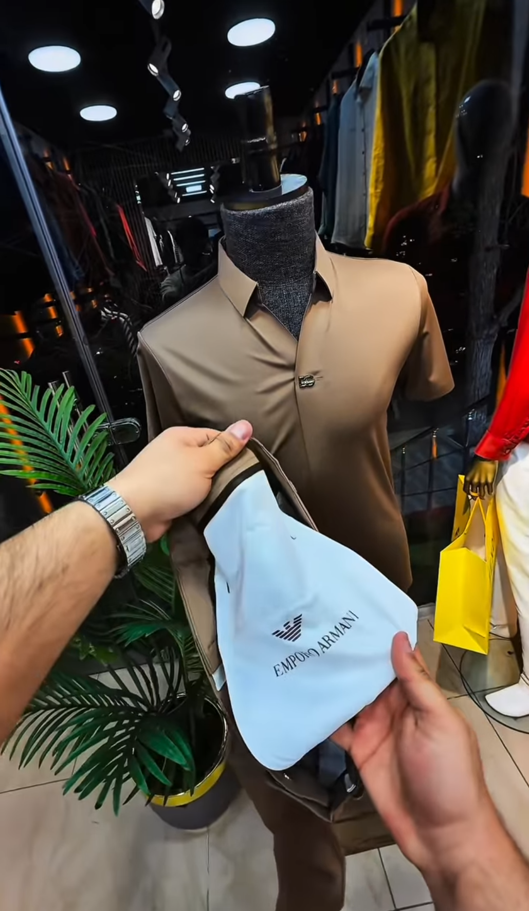 Executive Prestige Shirt & Trousers Set – Sand Beige