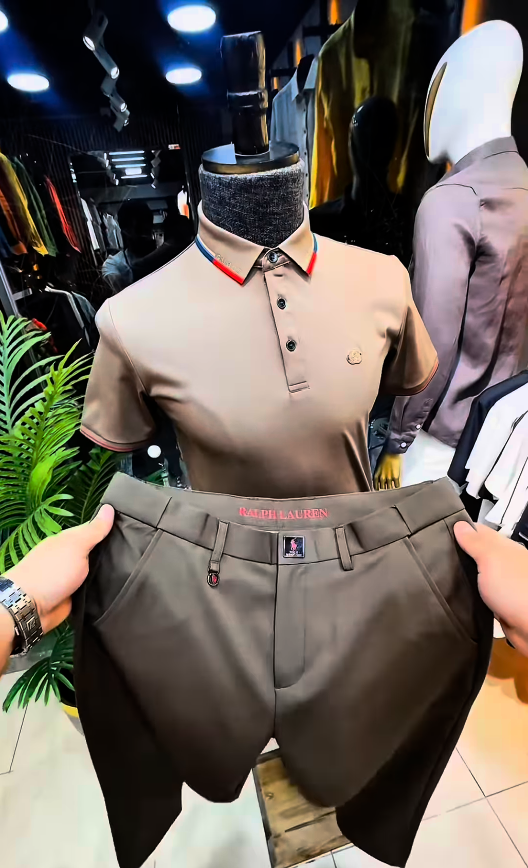 Prestige Polo Signature Set – Mocha Brown