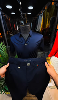 Royal Prestige Shirt & Trousers Set – Midnight Navy