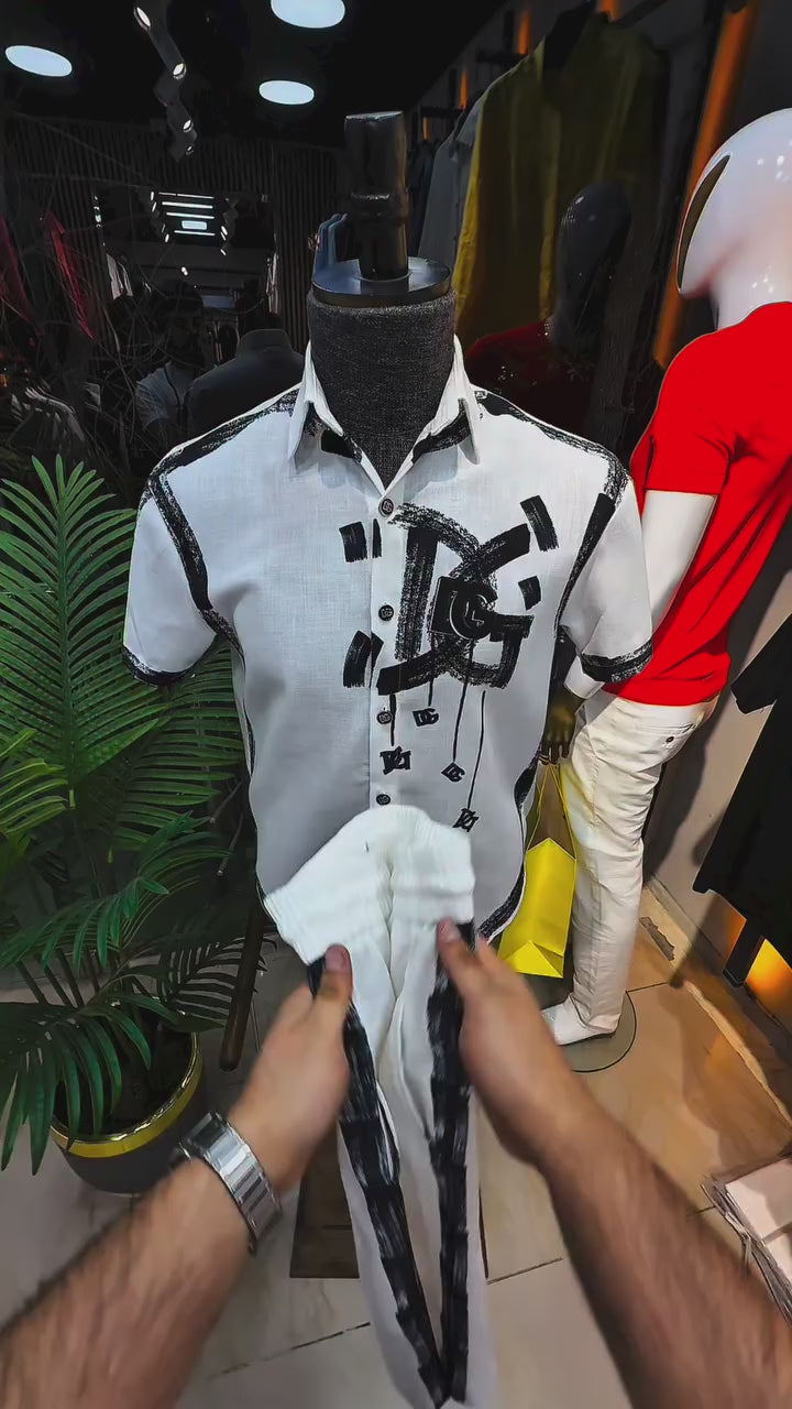 Monochrome Summer Short Set